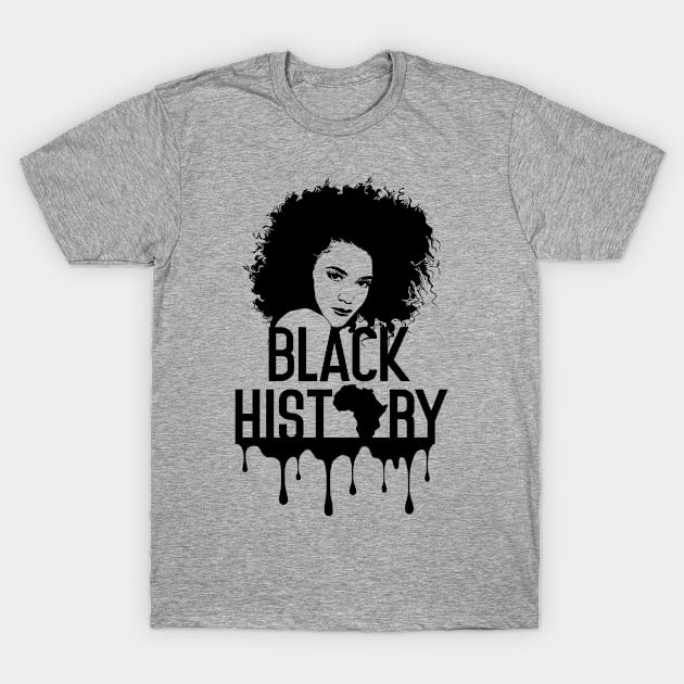 Black History Month T-Shirt by RKP'sTees